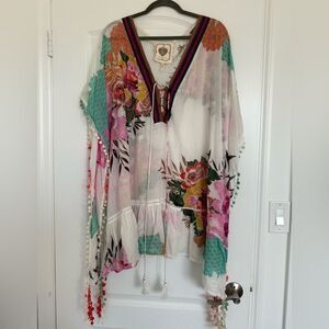 Floral Multicolor Women's bathing suit cover!!